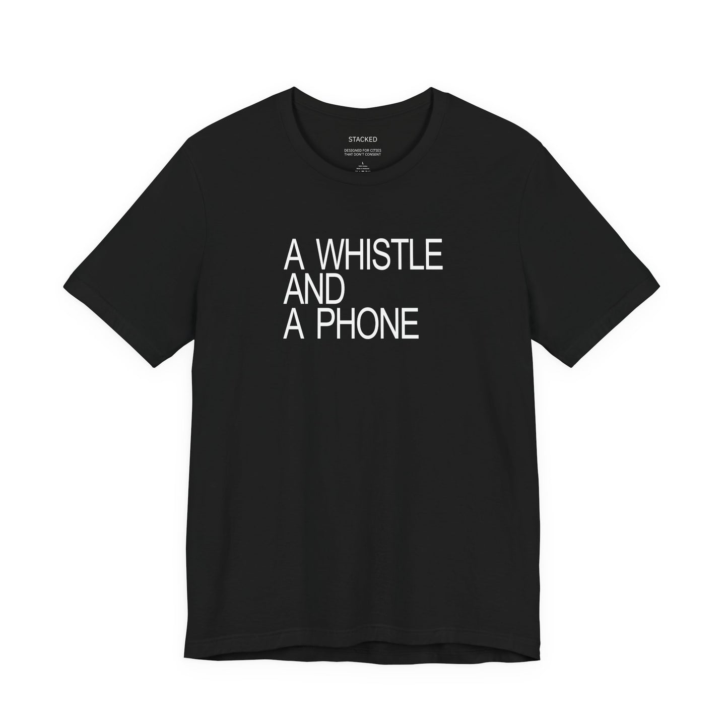 A WHISTLE AND A PHONE