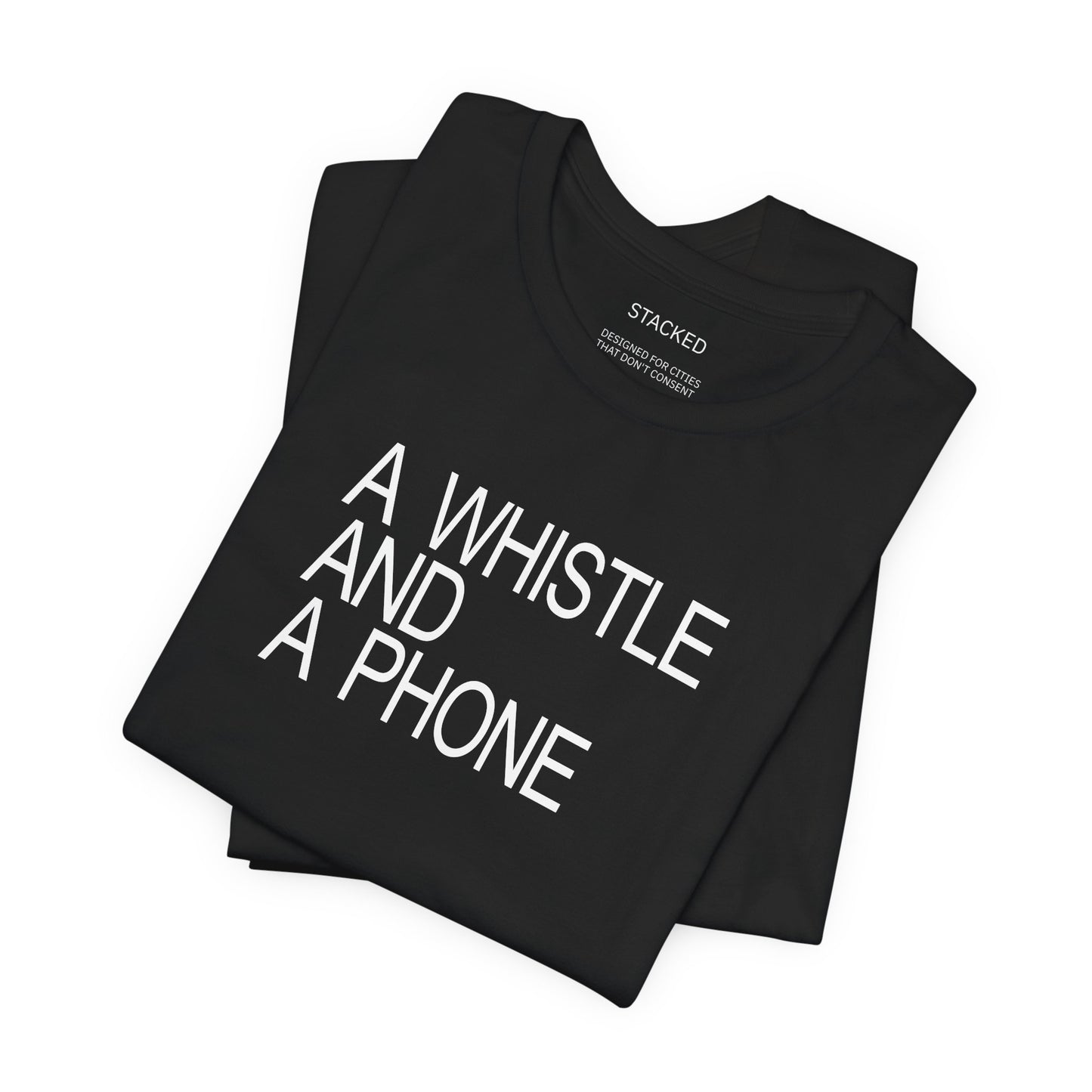 A WHISTLE AND A PHONE